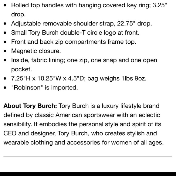 Tory Burch Robinson Micro Double-Zip Leather Bag (comes with dust bag) - Picture 2 of 7